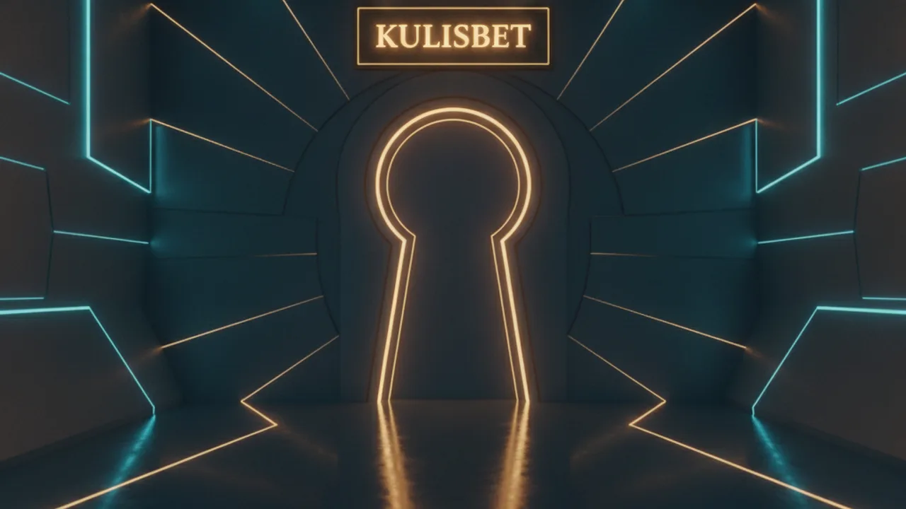 Anahtar deliği şeklinde ışıklı kapı